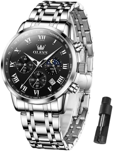 OLEVS Sliver Mens Watches
