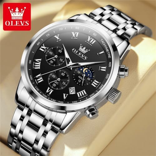 OLEVS Sliver Mens Watches