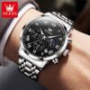 OLEVS Sliver Mens Watches