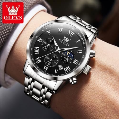 OLEVS Sliver Mens Watches