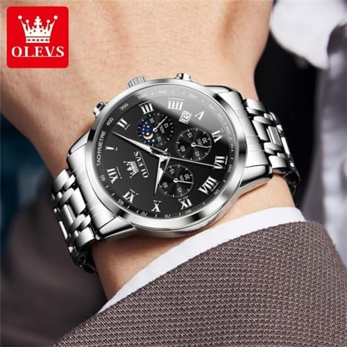 OLEVS Sliver Mens Watches
